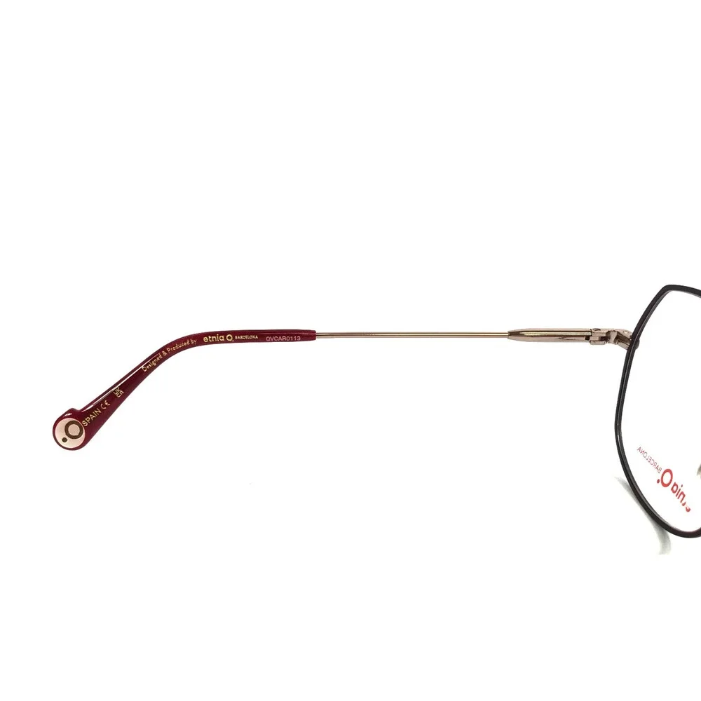 Etnia Barcelona Eyeglasses Frames SPIRA BXPG Bordeaux Pink Gold 54-20-142